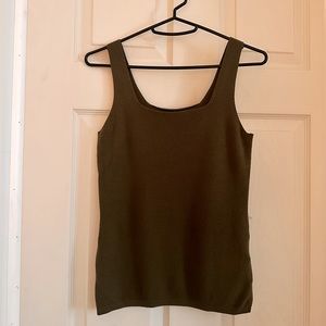 Banana Republic - Green ribbed tank - S